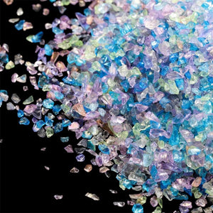 50g Glass Rubble Quick Sand for Jewelry Making
