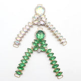 Rhinestone Sandal Buckle Slipper Chain DIY Decorative Craft Sewing Accesso