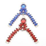 Rhinestone Sandal Buckle Slipper Chain DIY Decorative Craft Sewing Accesso