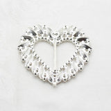 Metal Heart Rhinestones for Sewing Decorative Clothes Accessories