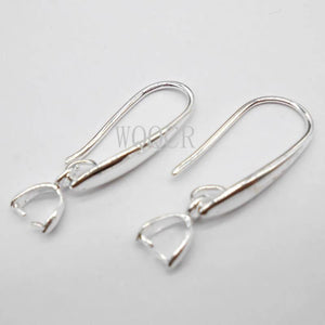 10X 18K Matte Clip Hooks Earring Making Supplies