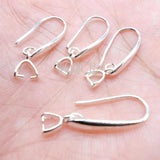 10X 18K Matte Clip Hooks Earring Making Supplies