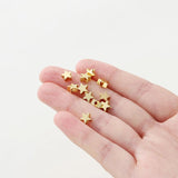 20Pcs Star Spacer Beads 6mm DIY Jewelry Making Supplies