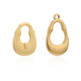 5pcs Stainless Steel Pendant Base for Diy Jewelry