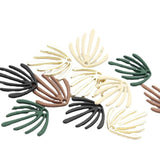 10pcs Seagrass Leaves Keychain Earring Necklace DIY Accessories
