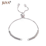 Copper Zircon Crystal Turtle Charm Connect for DIY Bracelets Necklaces