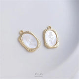 14K Fish Tail Pendant DIY Bracelet Necklace Ornaments