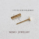US 14k Filled Small Star Earrings for Daily Wear