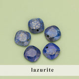 Natural Stone Charms for Jewelry Making, 2 pcs/lot