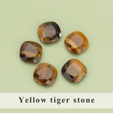 Natural Stone Charms for Jewelry Making, 2 pcs/lot