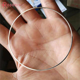 Silver Copper Closed Rings DIY Jewelry Findings Accessories
