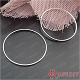 Silver Copper Closed Rings DIY Jewelry Findings Accessories