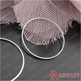 Silver Copper Closed Rings DIY Jewelry Findings Accessories