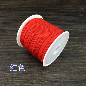 0.8mm 45M Nylon Cord Rope Chinese Knot Macrame Thread DIY Beading Rope