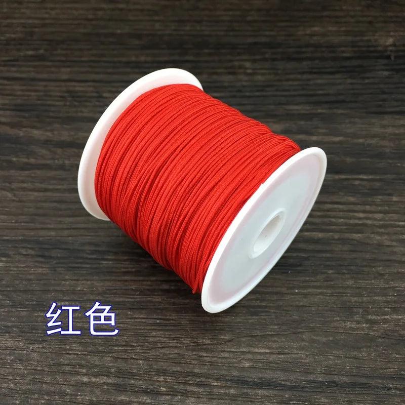 0.8mm 45M Nylon Cord Rope Chinese Knot Macrame Thread DIY Beading Rope