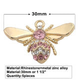 Bee Shape Flatback 20MM 5Pcs/Lot Pearl Pedestal Caps Wedding Decoration