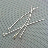 100X 50mm Eye Pins Head Pins silver bronze jewelry findings accessories