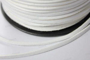 10 Yards 3mm Flat Faux Suede Leather Strip DIY Velvet Cord