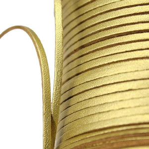 10 Yards 3mm Flat Faux Suede Leather Strip DIY Velvet Cord