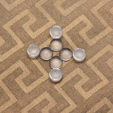 100PCS 14MM Clear Glass Cabochons DIY Jewelry Findings