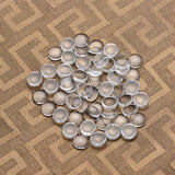 100PCS 14MM Clear Glass Cabochons DIY Jewelry Findings