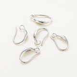 10Pcs 9x15mm Plated Brass Earrings Hooks Earwires Findings