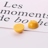 Resin Patch Semi-Circular Earrings Accessories 10 Pieces