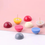 Resin Patch Semi-Circular Earrings Accessories 10 Pieces