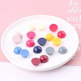 Resin Patch Semi-Circular Earrings Accessories 10 Pieces