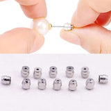 10Pcs Secure Earring Lock Earring Back Safe Ear Studs Nuts Earings Lifters