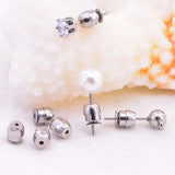 10Pcs Secure Earring Lock Earring Back Safe Ear Studs Nuts Earings Lifters