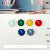4pcs Candy-Colored Resin Earrings Accessories