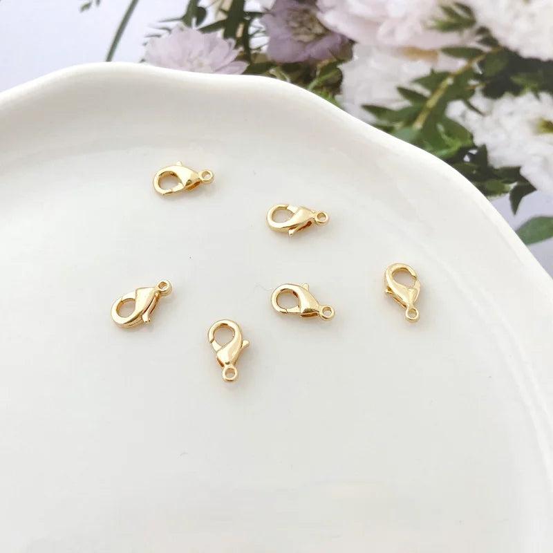 18K Real Necklace Extension Chain Adjustable Copper Plated DIY Accessory