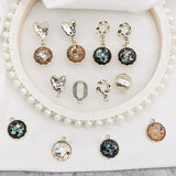 DIY Earring Kit: Color-Preserving, Shell-Inlaid Pendants