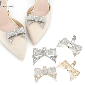 Bow Shoe Decorations Clip Shoe Clamp Charm Buckle Wedding Bride