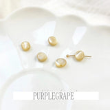 Natural Shell Ring Oval Beads DIY Earrings Antique Hairpin Headdress Bracelet