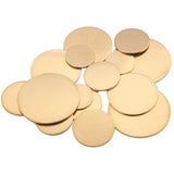 Raw Brass Round Disc Charms Plate Pendant for Necklace
