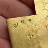 Raw Brass Round Disc Charms Plate Pendant for Necklace