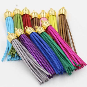 88mm Golden cap Tassel, Bags accessories, DIY bracelet Fitting