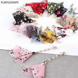 DIY Earrings Material Set with Bohemian Flowers Tassels - 10 Pieces