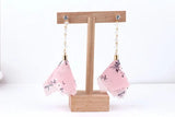 DIY Earrings Material Set with Bohemian Flowers Tassels - 10 Pieces