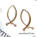 Minimalist Metal Geometry DIY Earrings