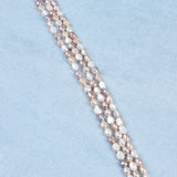 8-9mm Baroque Pearl Strand Pink Purple Straight Hole