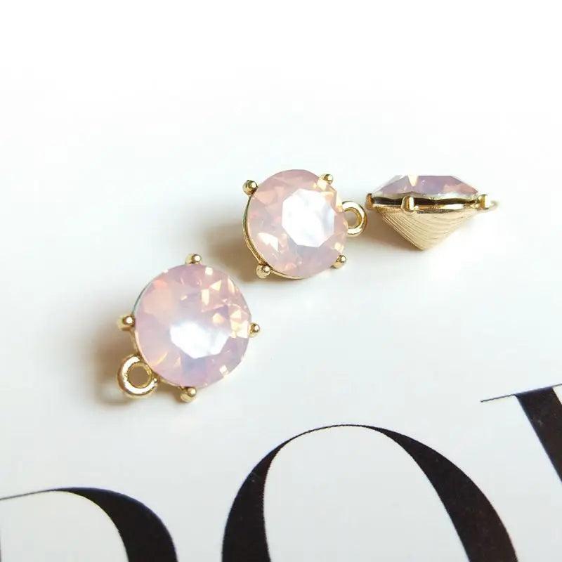 Japanese Zircon DIY Earrings Accessories Pack of 8