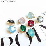 Japanese Zircon DIY Earrings Accessories Pack of 8