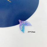 Acrylic Diamond Fishtail Pendant Earrings DIY Accessory Set
