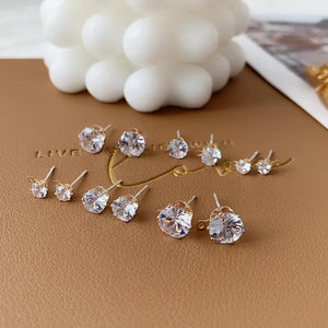 Micro Zircon Earrings DIY Jewelry Material Rhinestone Pendant Accessories