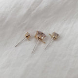 Micro Zircon Earrings DIY Jewelry Material Rhinestone Pendant Accessories