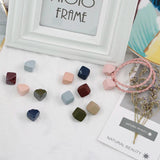 Square Rubber Beads DIY Jewelry Accessories 10pcs