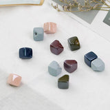 Square Rubber Beads DIY Jewelry Accessories 10pcs
